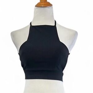 NWOT Missguided Black Textured Top